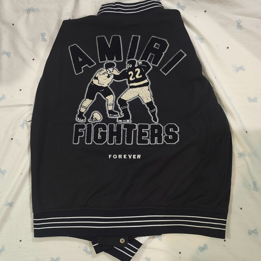 AMIRI Vintage Patchwork Baseball Jacket - Picture 9 of 9
